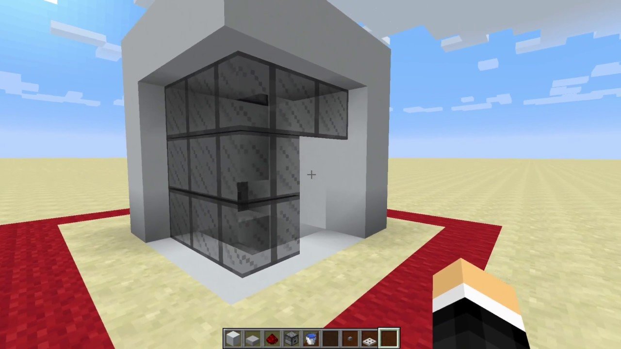 How to make a working shower in minecraft