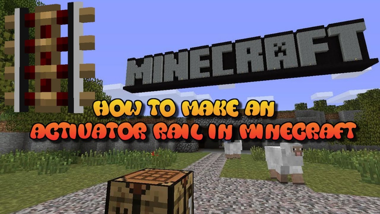 How To Make An Activator Rail In Minecraft 2019