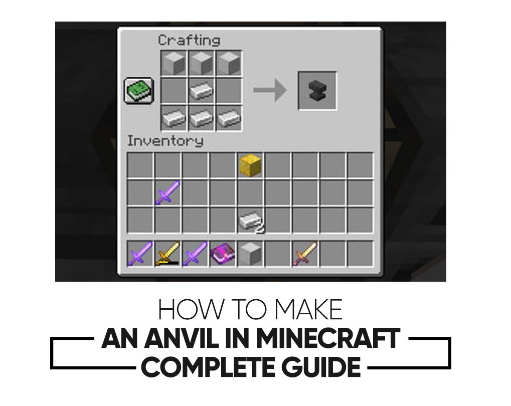 How to Make an Anvil in Minecraft â Complete Guide