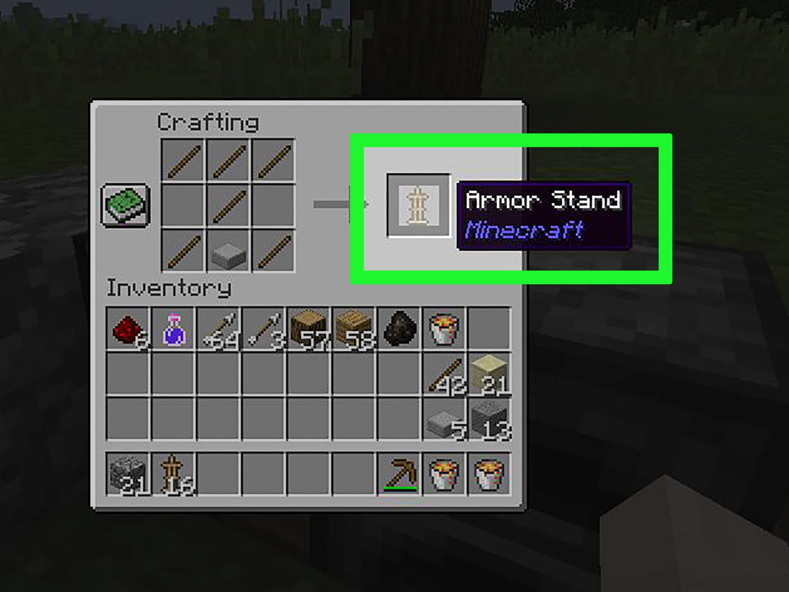 How to Make an Armor Stand in Minecraft: 9 Steps (with Pictures)