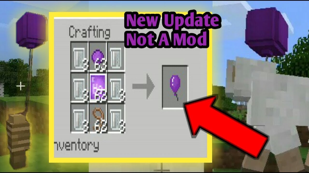How to make an balloon in Minecraft PE New 1.3 chemistry ...