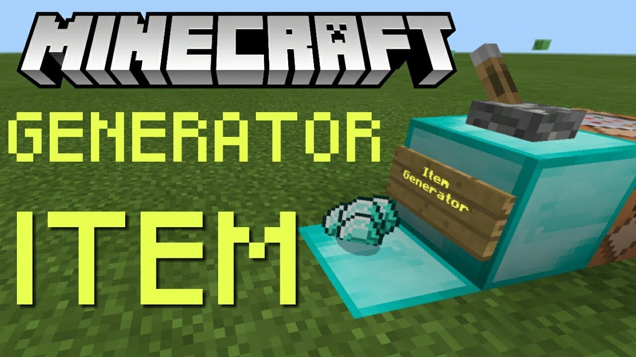 How to make an item generator in Minecraft!