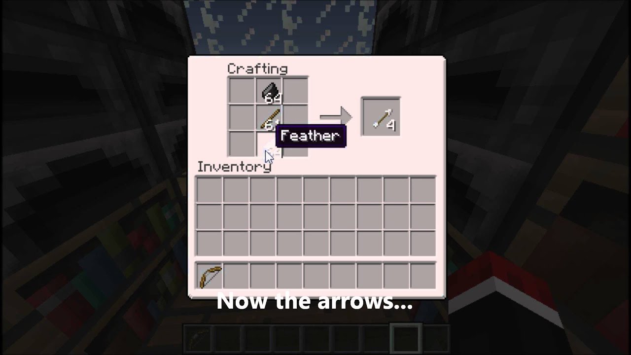 How to Make Bows and Arrows in Minecraft [UPDATED: March ...