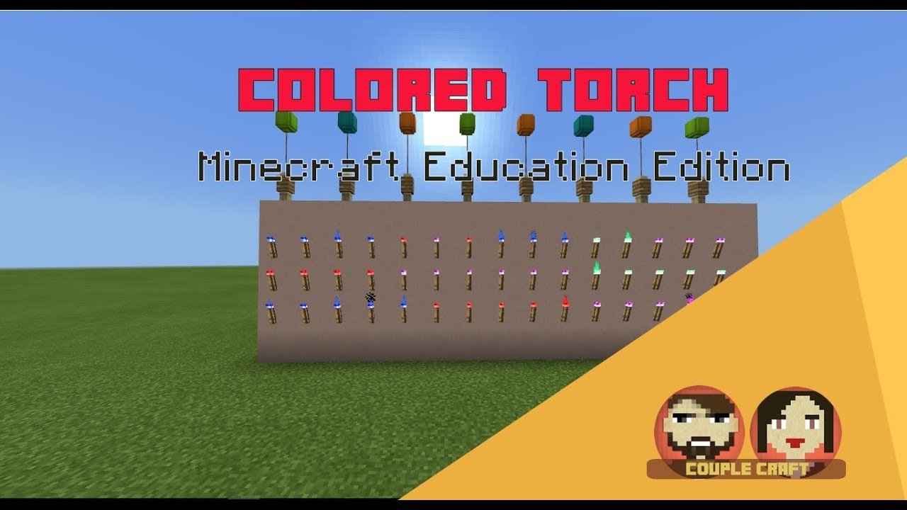 How to Make Colored Torches in Minecraft Education Edition ...