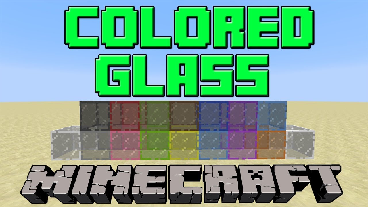 How To Make Colored/Stained Glass in Minecraft