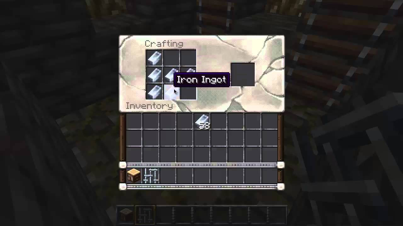 How to make iron bars in minecraft! 1.3.2!