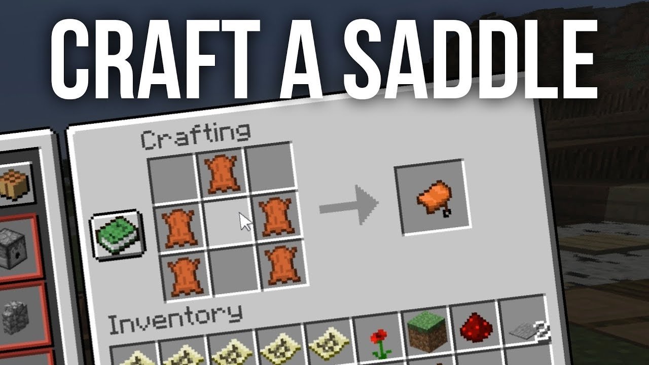 How to Make Saddle in Minecraft? [2020 Updated ]