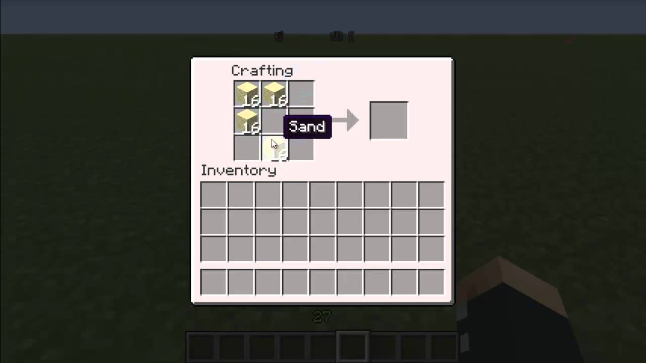 How to make Sandstone in Minecraft