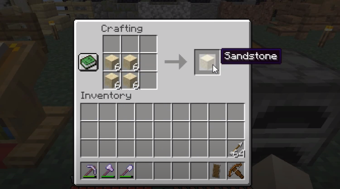 How To Make Sandstone Wall: Minecraft Recipe