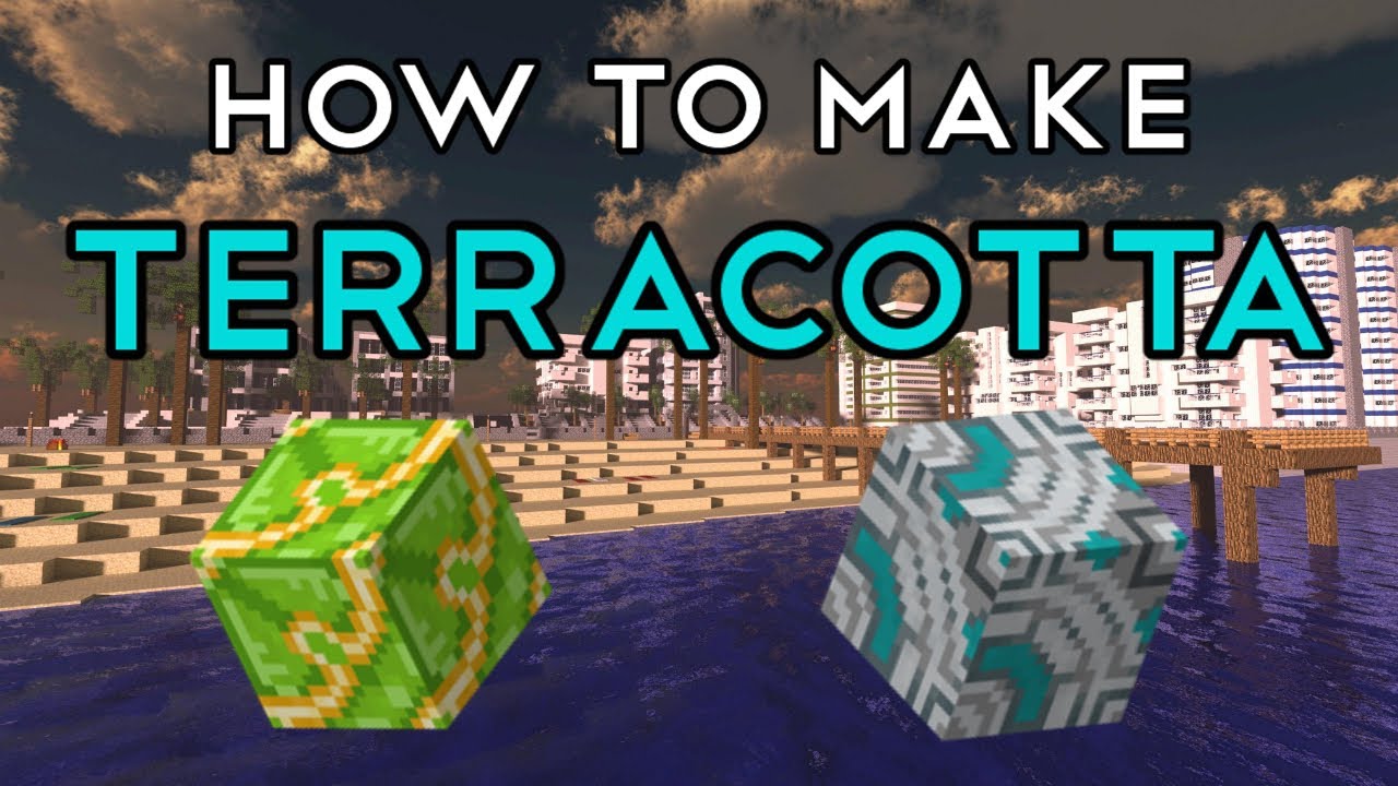 How to make Terracotta in Minecraft! NEW BLOCK 1.12 UPDATE!
