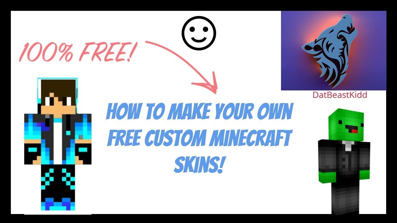 How to Make Your Own Free Custom Minecraft skins!