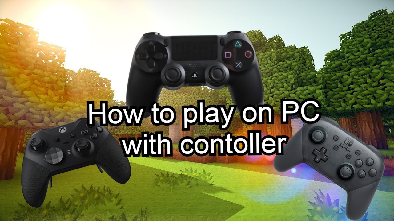 How to play Minecraft with controller on PC (XBOX,PS4,Switch/off