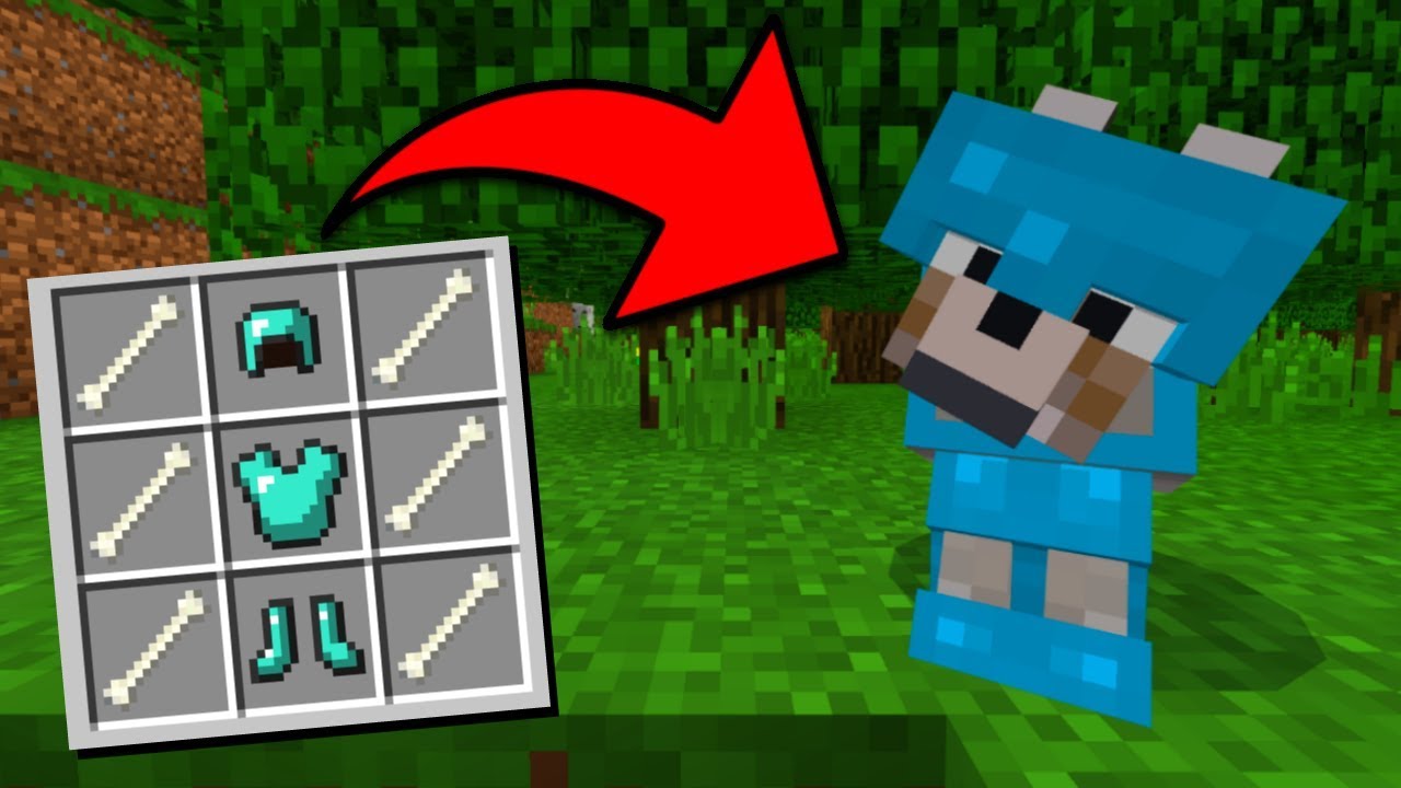 How To Put Armor on Wolves in Minecraft Pocket Edition ...