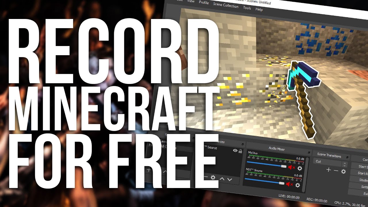 How to Record Minecraft for Free with OBS (Tutorial)