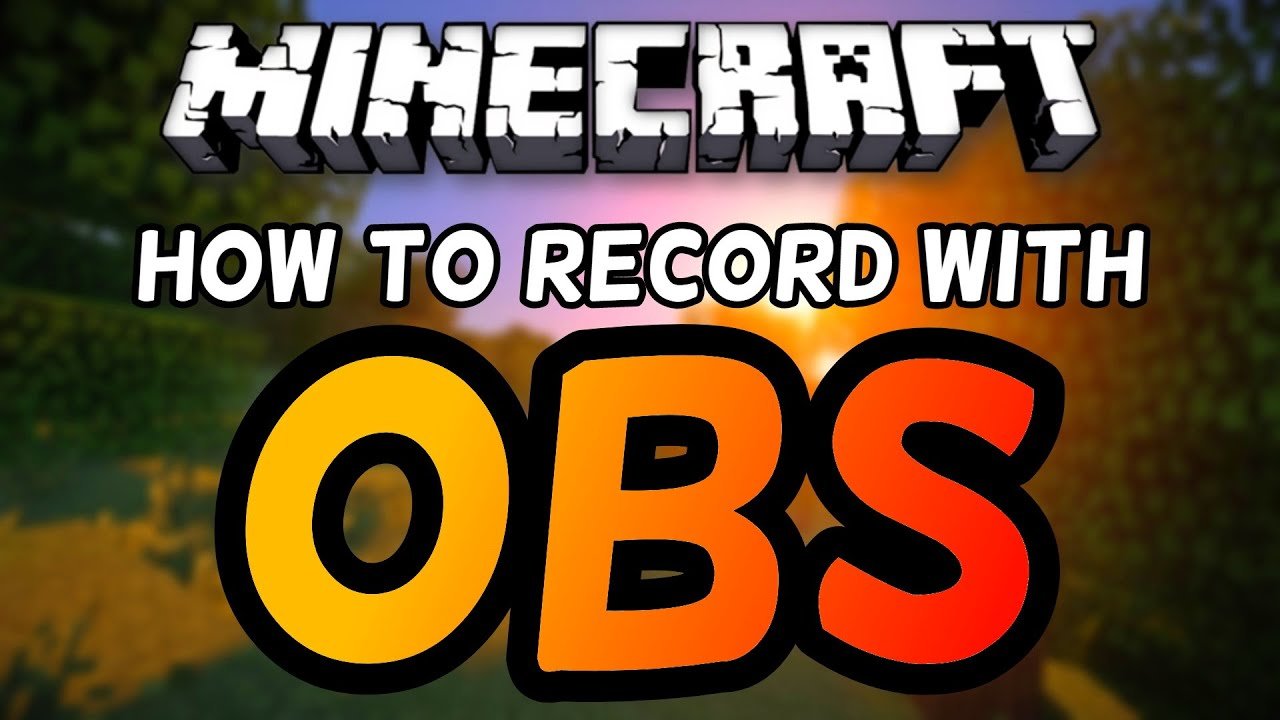 How To Record Minecraft Using OBS! (2020)