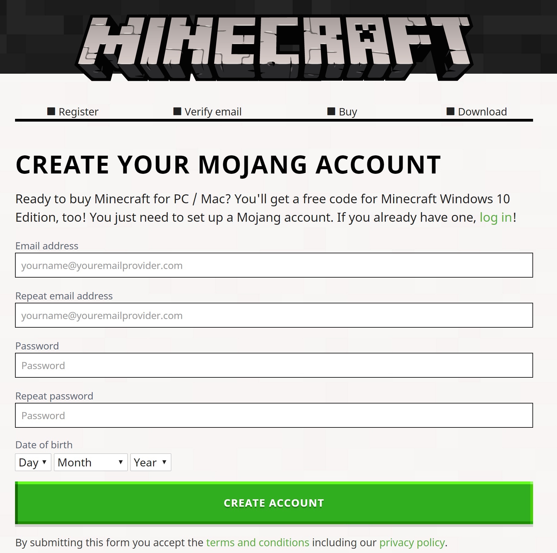 How to Redeem Minecraft Mojang â Customer Support