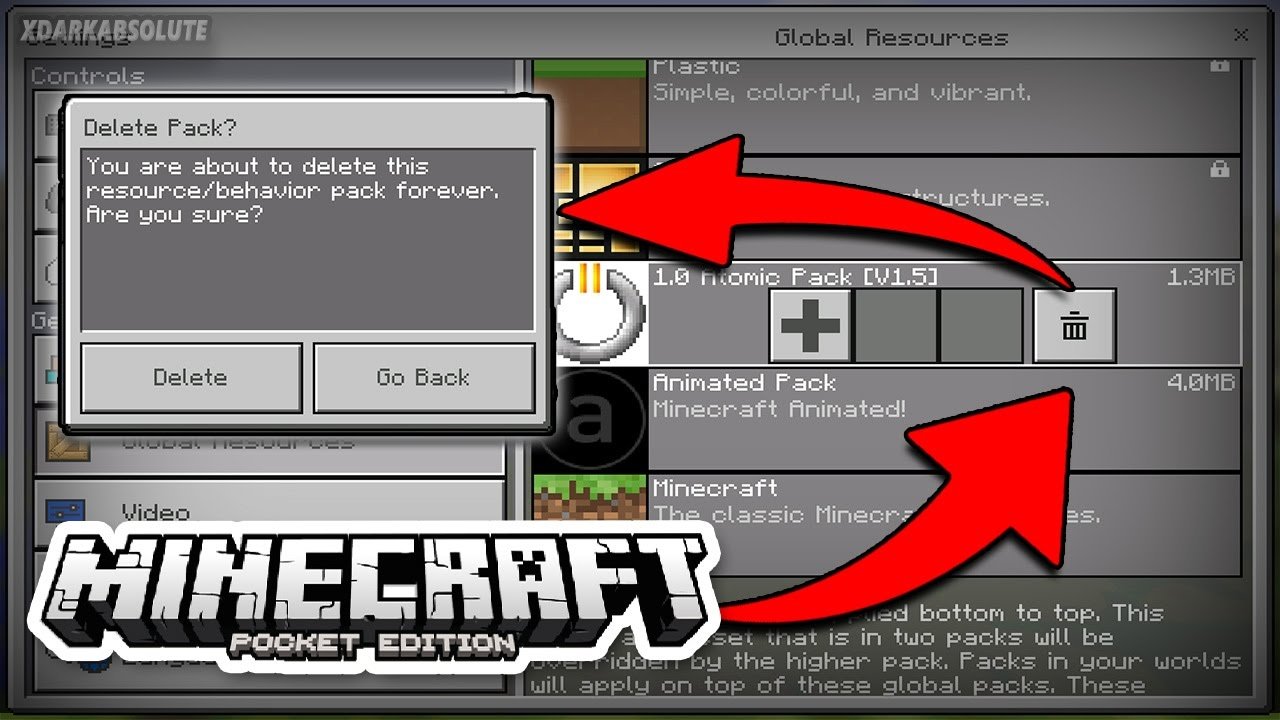 How To Remove Resource/Texture/Behavior Packs in Minecraft ...