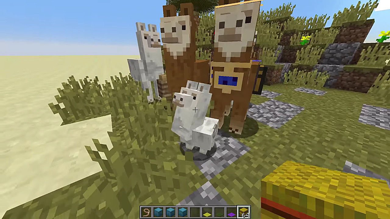 How to Ride, Control and Breed Llama in Minecraft 1.11 ...