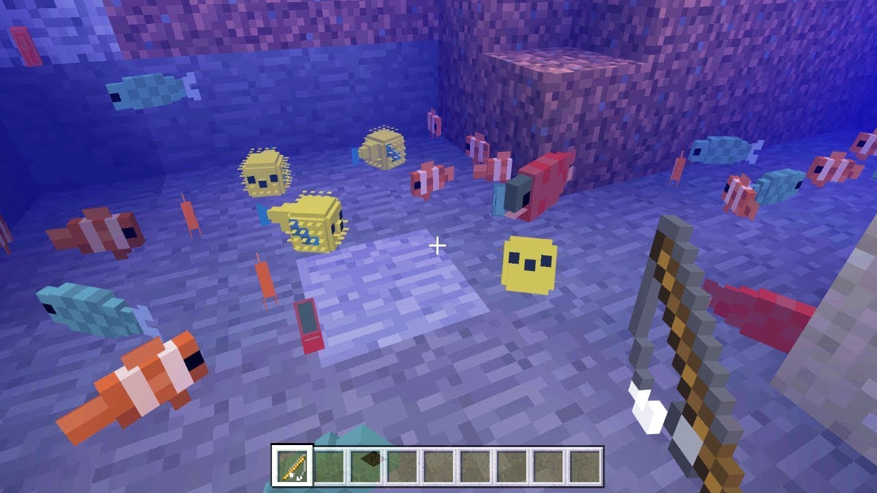 How To See Fish Under Water in Minecraft Pocket Edition