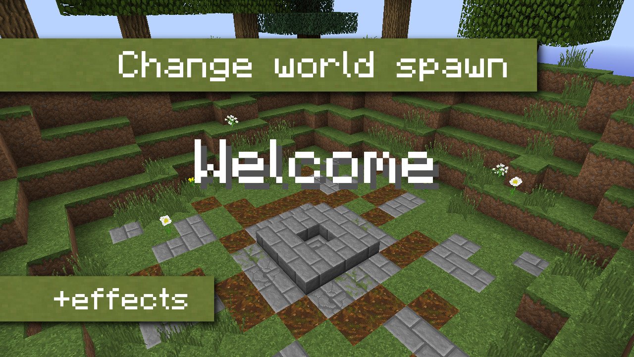How to set the world spawn to a single block [vanilla/1.7 ...