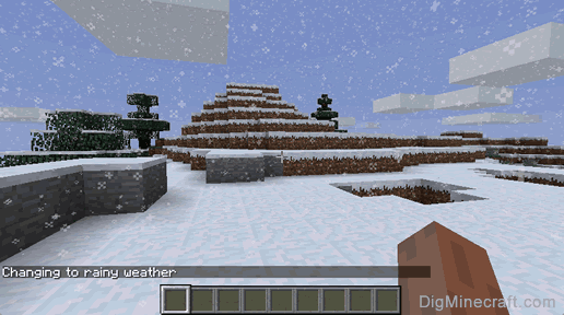 How to Set Weather to Snow in Minecraft