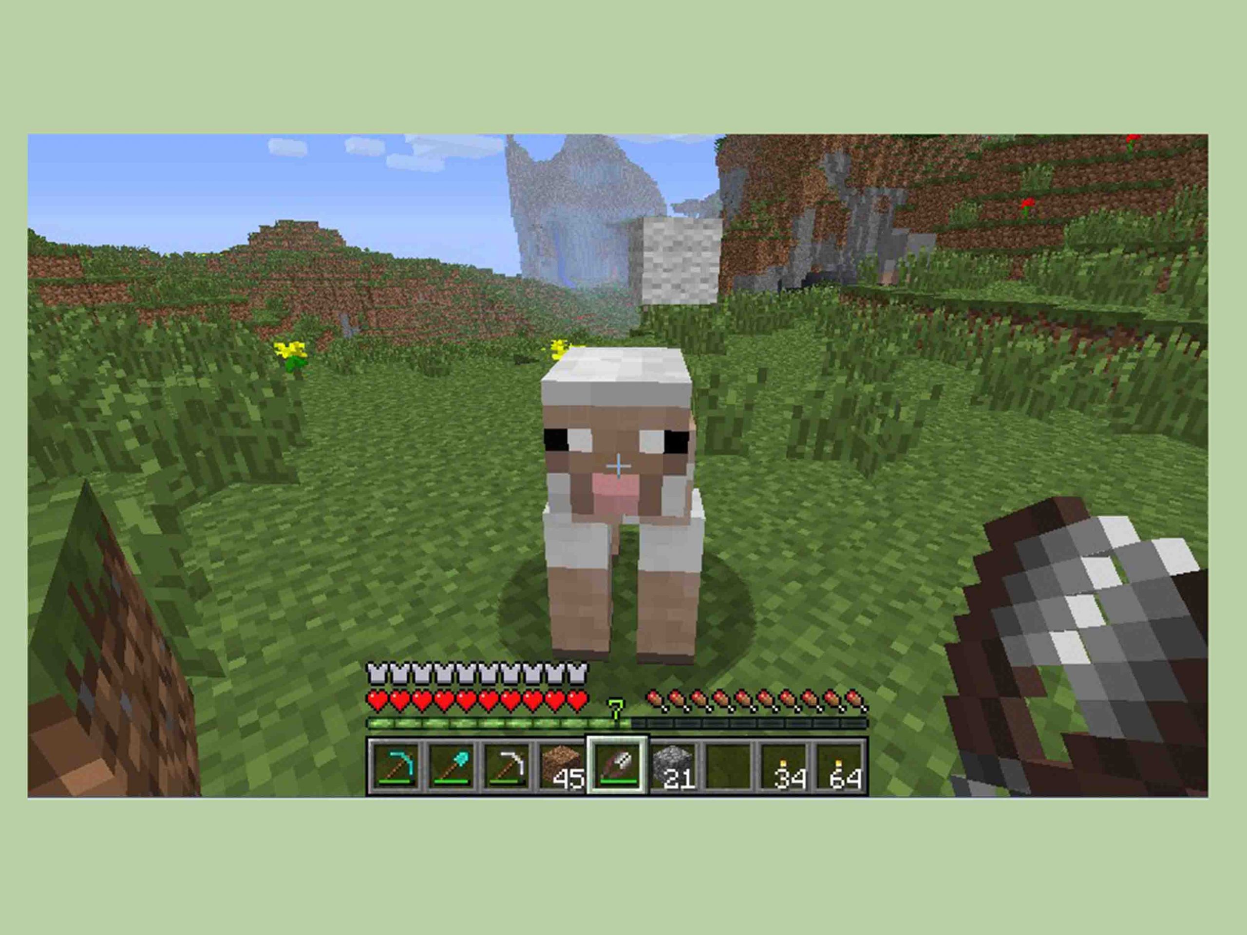 How to Shear a Sheep on Minecraft: 4 Steps (with Pictures)