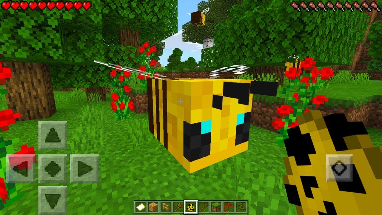How To Spawn BEES in Minecraft Pocket Edition! (Secret Bee ...