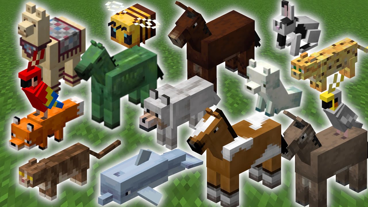 How To Tame ALL Animals In Minecraft!