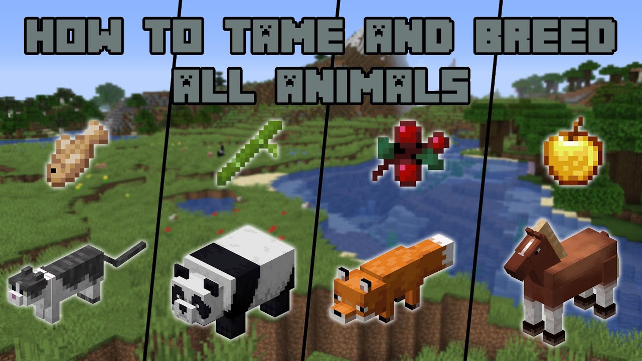 How to Tame and Breed all Animals in Minecraft