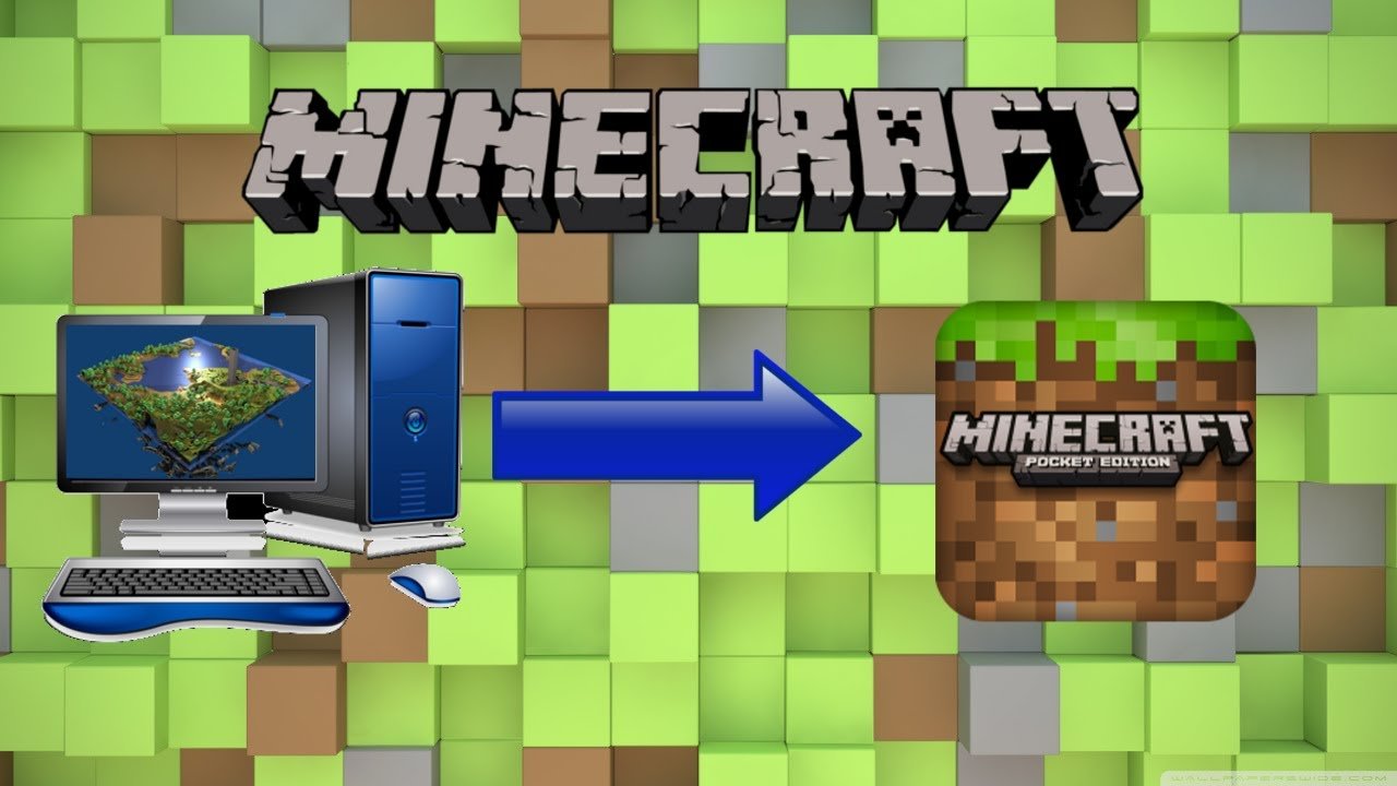 HOW TO: TRANSFER YOUR MINECRAFT WORLDS: Computer To Pocket ...
