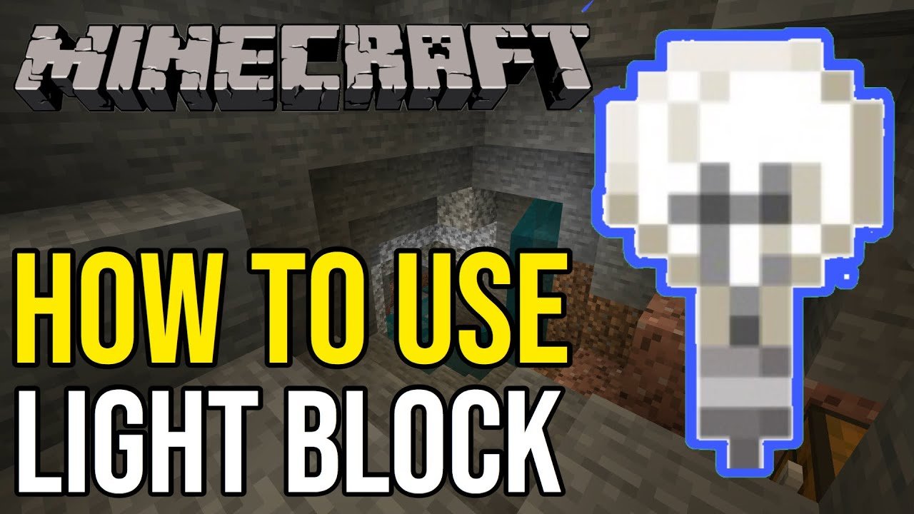How To Use The Light Block In Minecraft (Xbox/PE/Switch ...
