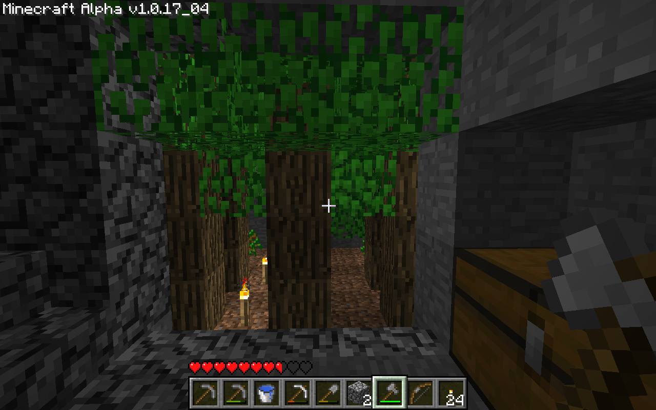 I declare my underground tree farm: A SUCCESS! : Minecraft