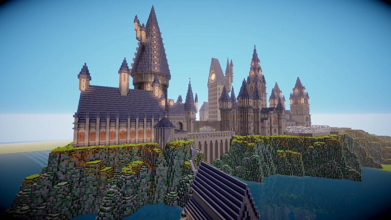 I Spent about 40 Hours building Hogwarts. : Minecraft