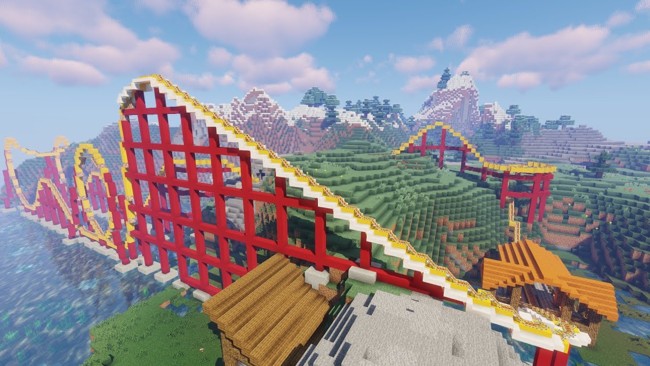 Insane Minecraft roller coasters