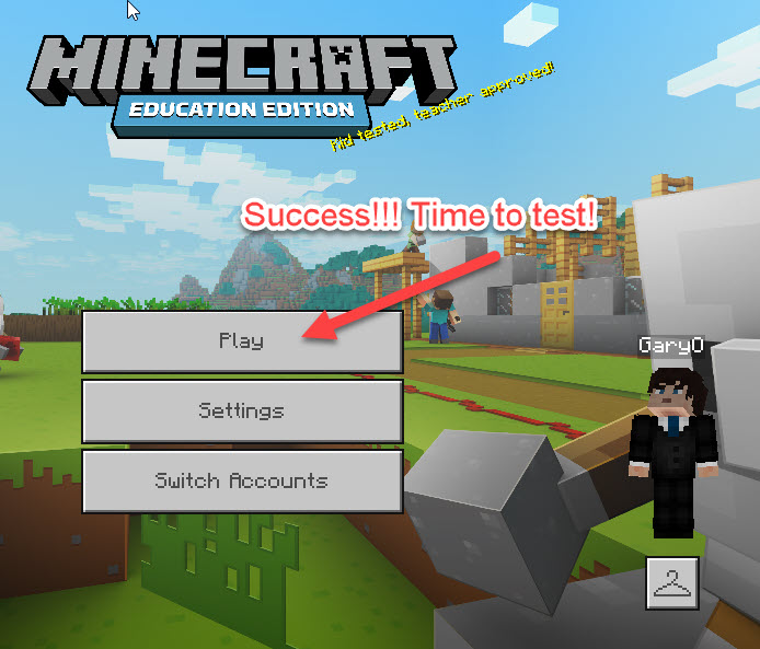 Installing Minecraft Education Edition and logging in