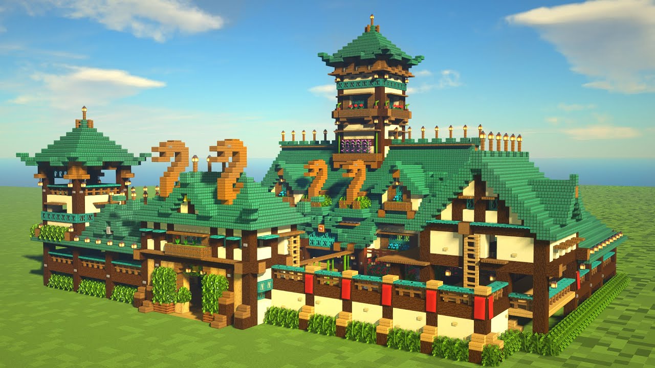 Japanese Courtyard Minecraft / I did the timelapse in ...
