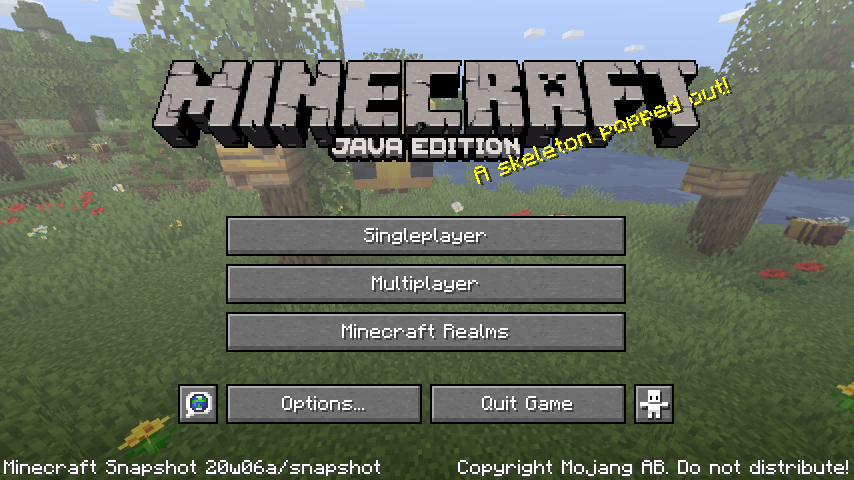 Java Edition 20w06a  Official Minecraft Wiki
