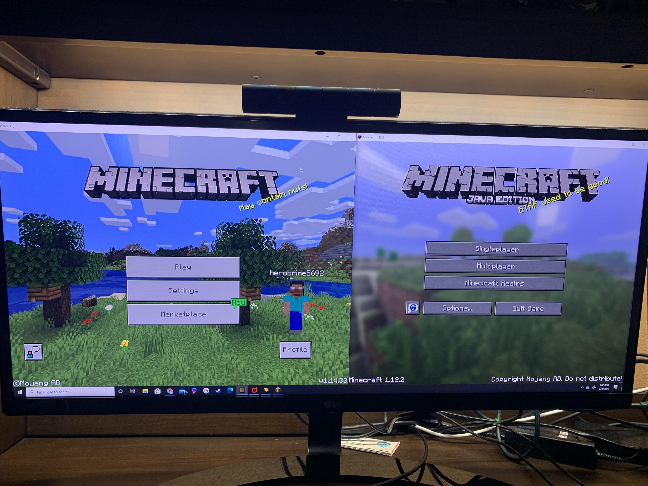 Java or bedrock? How about both! : Minecraft