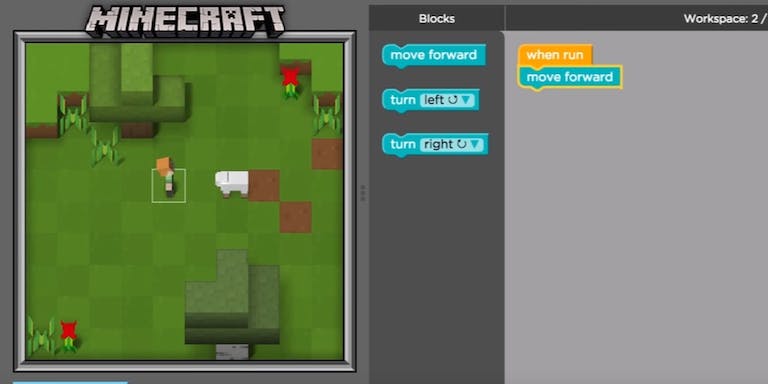 Learning to code is fun and easy with this Minecraft tutorial