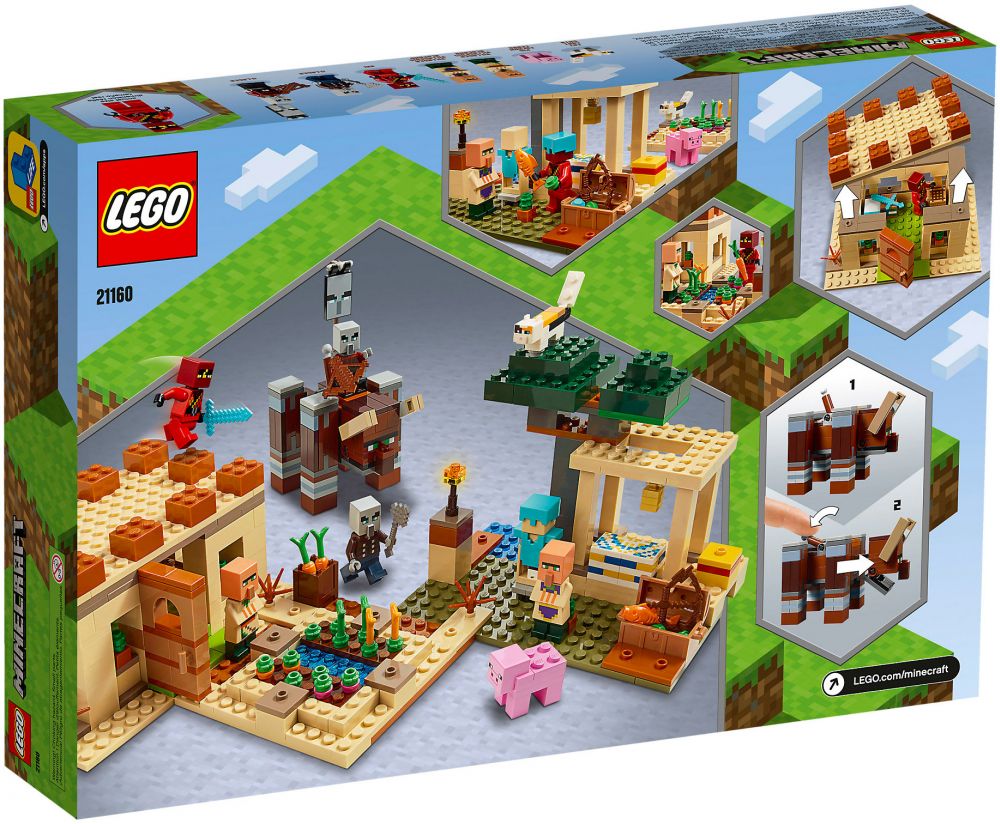 LEGO Minecraft 21160 pas cher, The Illager Raid