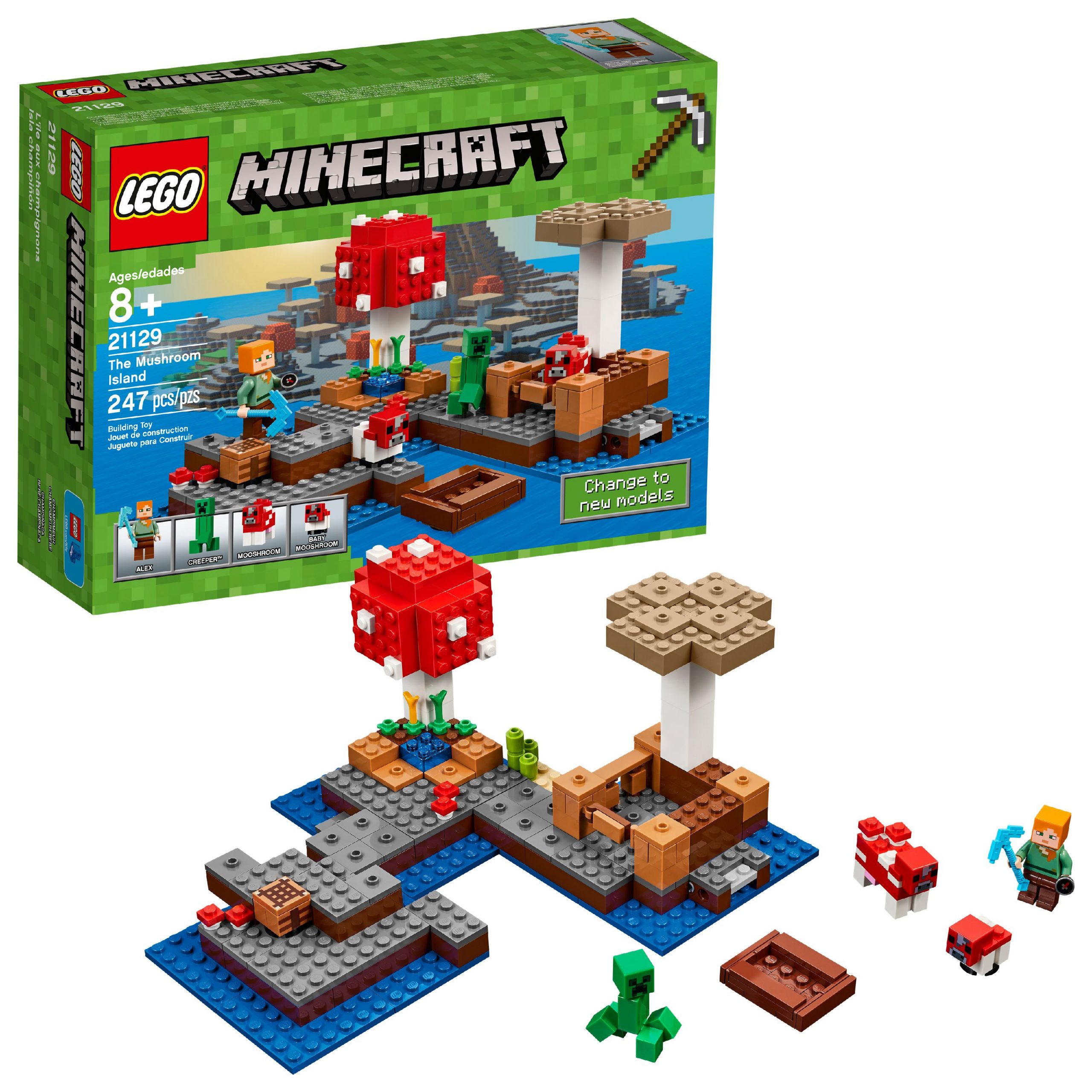 LEGO Minecraft The Mushroom Island 21129 (247 Pieces)