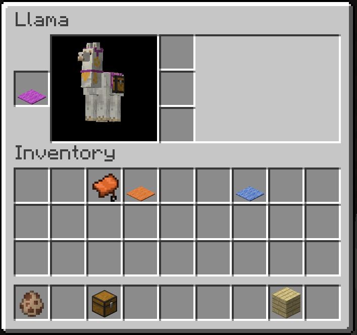 Llama Saddle Minecraft