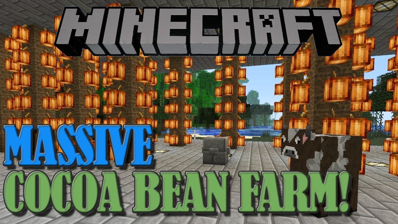 Massive Minecraft Cocoa Bean Farm [Tutorial]