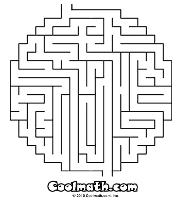 Mazes for Kids at Cool Math Games