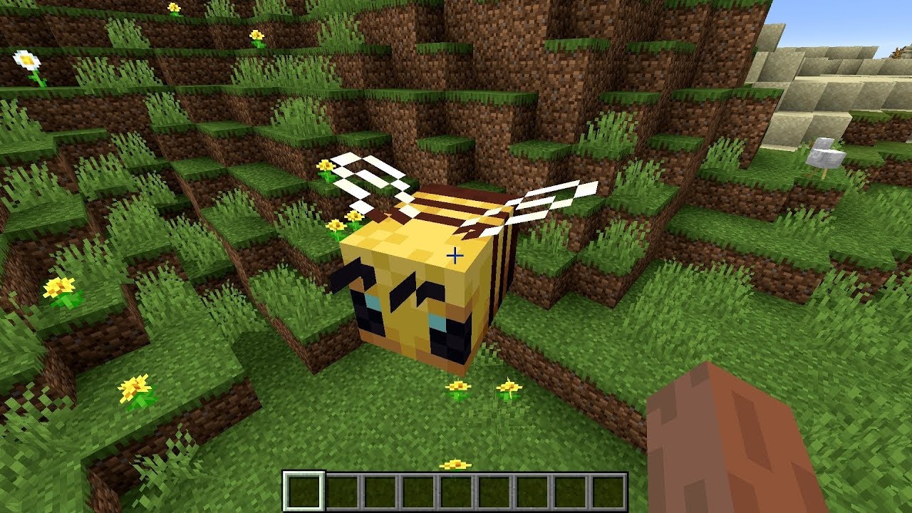 Minecraft 1.15 Seed 242: More bees at spawn near double ...