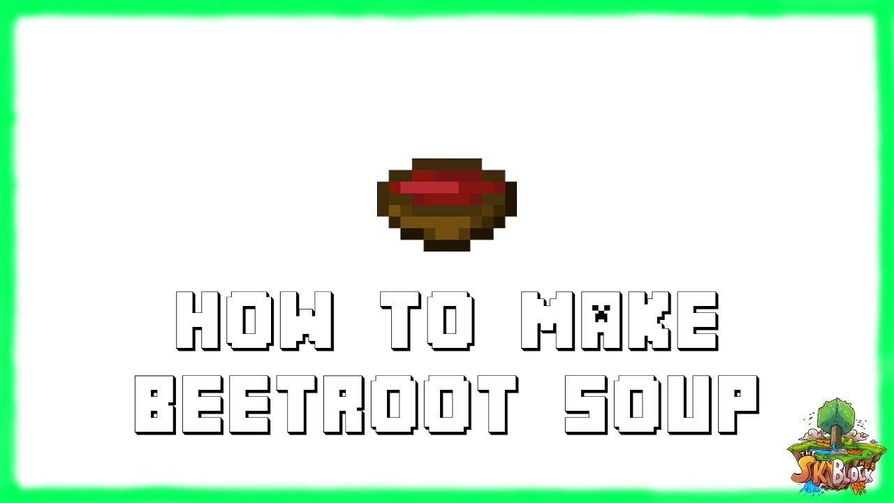 Minecraft 1.17: How to Make Beetroot Soup! (2021)