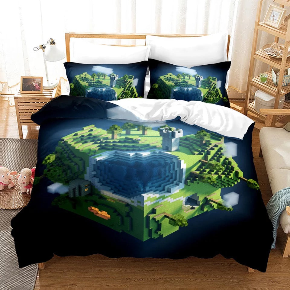 Minecraft #2 Duvet Cover Quilt Cover Pillowcase Bedding Set Bed Linen ...