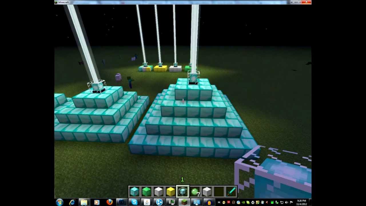 Minecraft Beacon setup