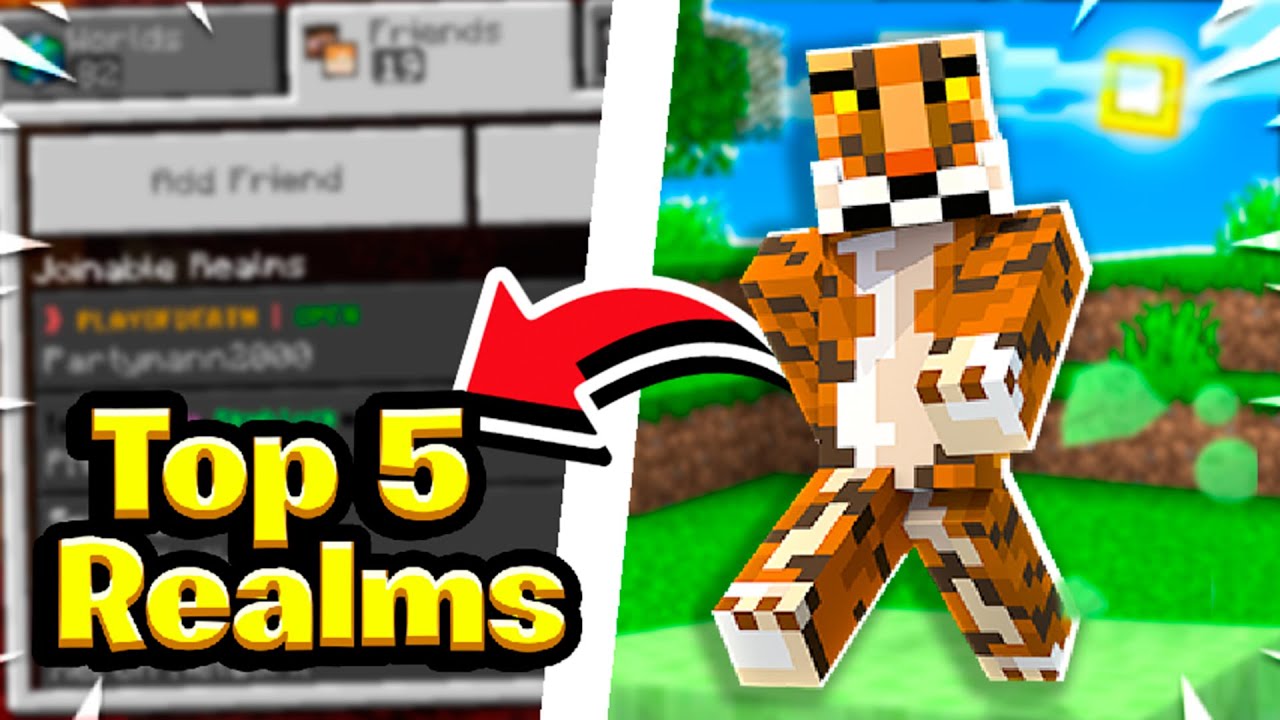 Minecraft Bedrock Edition Top 5 Realms You Never Heard of! 2020 [Xbox ...