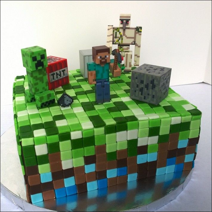 Minecraft Birthday Cake Walmart